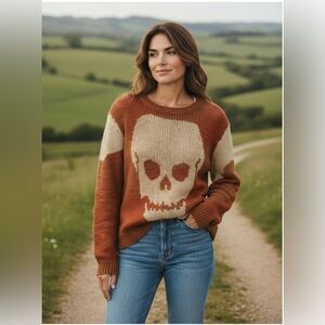 Wooden Ships Paola Buendia Skull Sweater